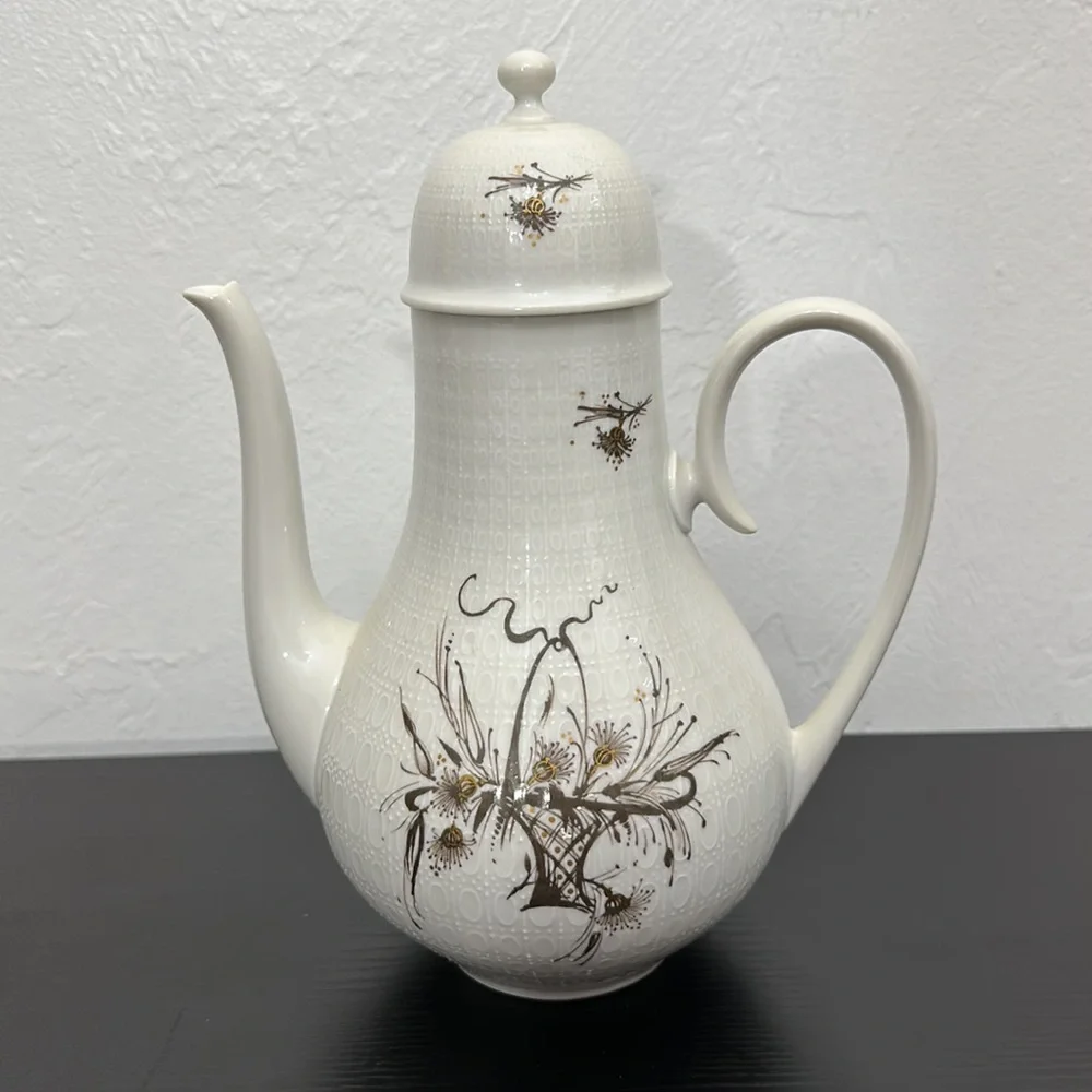 ❤️ 1960's Basquette Rosenthal Romanze Signed Bjern Wiinblad Coffee Pot